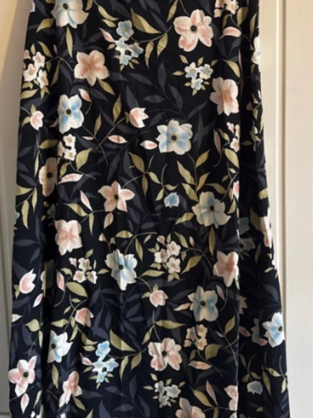Retro floral midi skirt - Picture 3 of 3